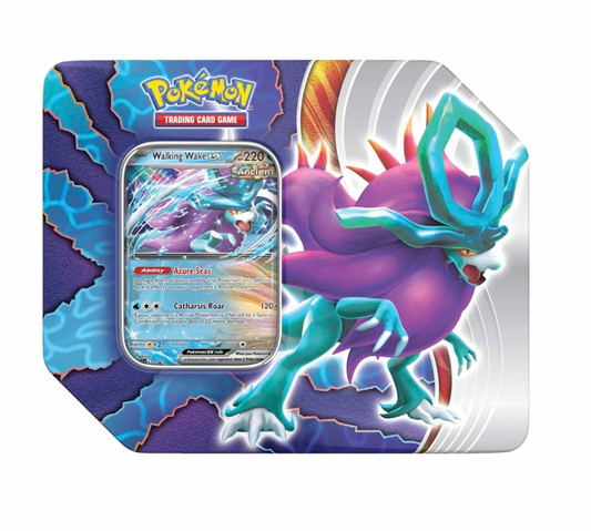 Pokémon TCG: Paradox Clash Tin (Walking Wake ex)