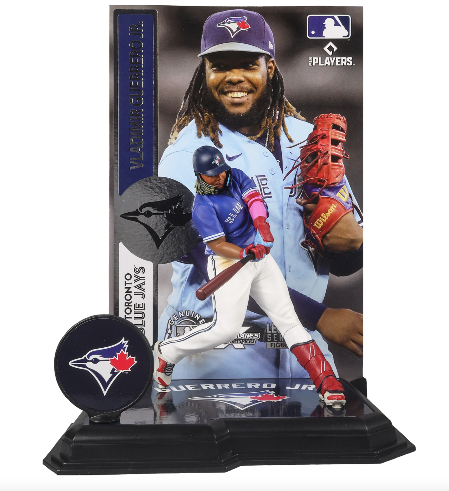 McFarlane MLB  Sports Picks - Vladimir Guerrero Jr. White Jersey Figure - Toronto Blue Jays - Pro League Sports Collectibles Inc.