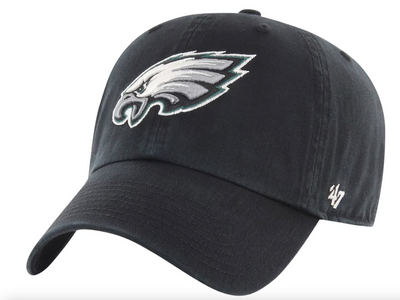 Philadelphia Eagles Black Clean Up '47 Brand Adjustable Hat