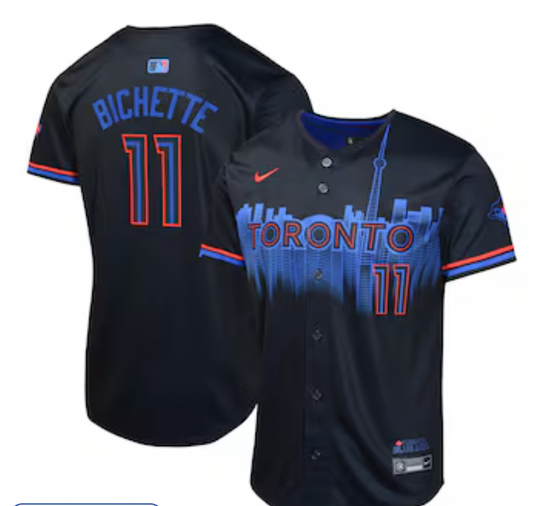 Youth 2024 Toronto Blue Jays City Connect Bo Bichette #11 Replica Jersey