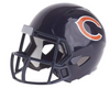 Chicago Bears NFL Riddell Speed Pocket PRO Micro/Pocket-Size/Mini Football Helmet