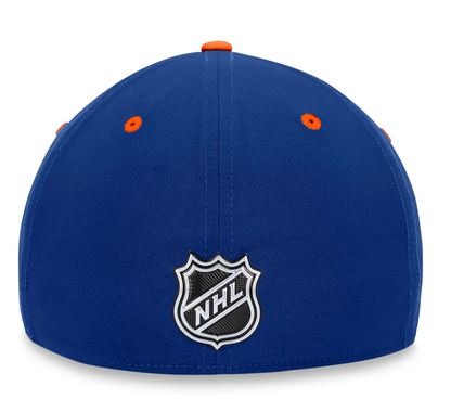 Edmonton Oilers Fanatics Blue 2023 NHL Draft Authentic Pro Flex Hat