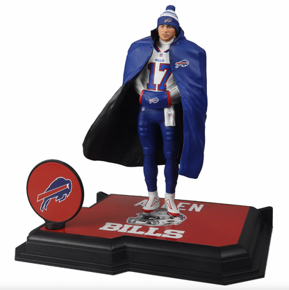 Josh Allen McFarlane NFL Sports Picks - White Jersey Figure - Buffalo Bills