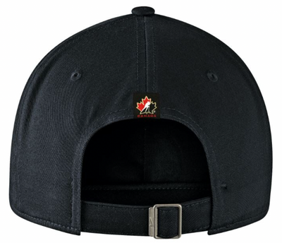 Canada Hockey National Team Unisex Black Nike H86 Adjustable Hat