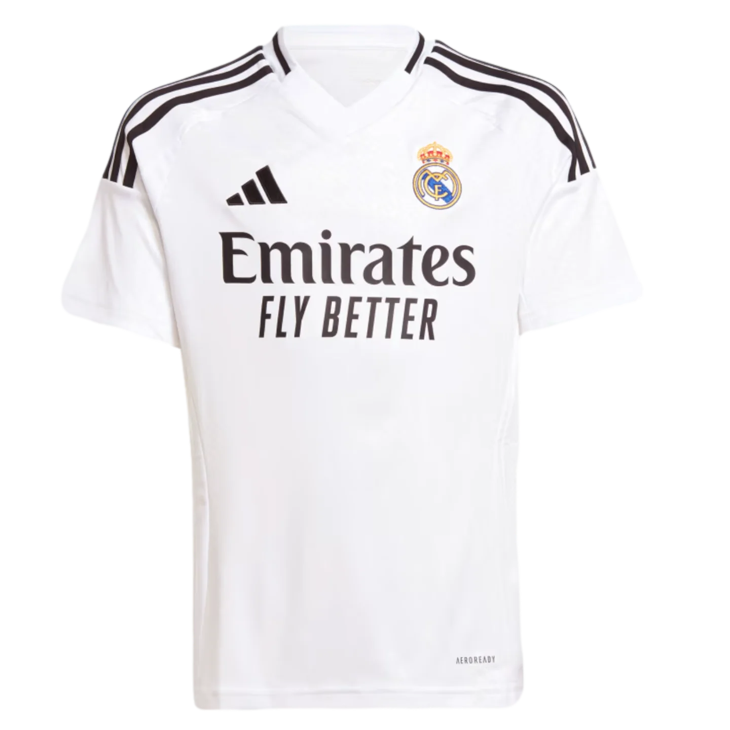 Youth Real Madrid FC Adidas 2024-25 Replica White Home Jersey - Pro League Sports Collectibles Inc.