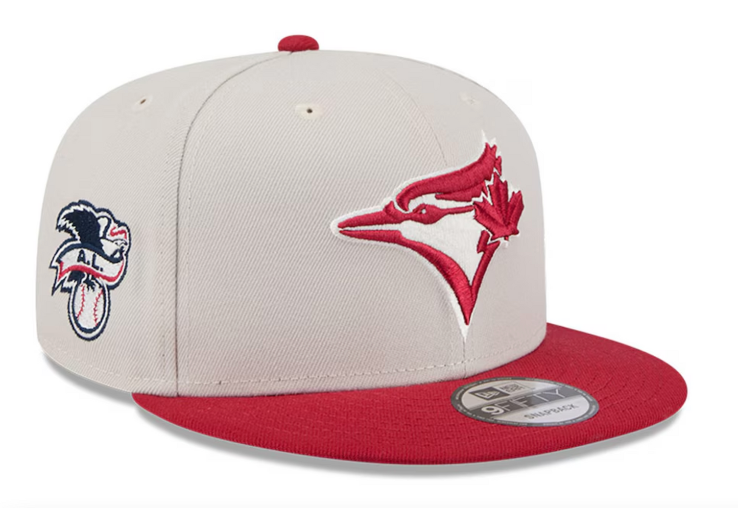 Toronto Blue Jays New Era Khaki/Red 2024 Fourth of July 9FIFTY Snapback Hat