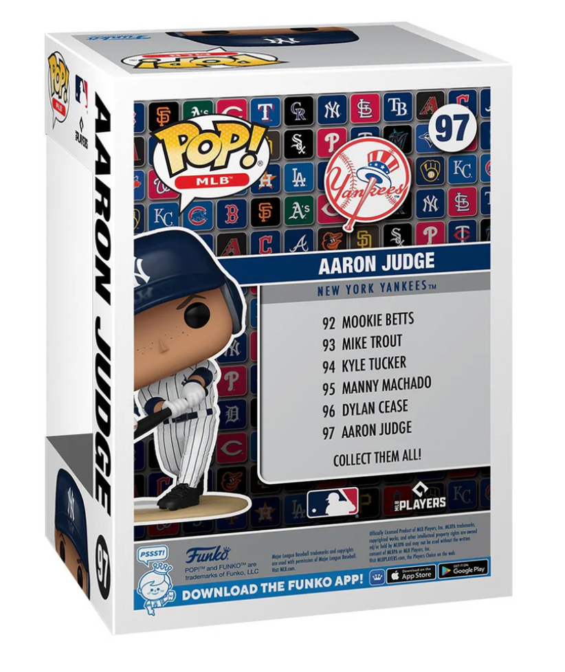 MLB POP! Funko New York Yankees Aaron Judge Vinyl Figure #97