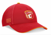 Youth Calgary Flames Fanatics Branded 2024 NHL Draft On Stage Trucker Adjustable Hat