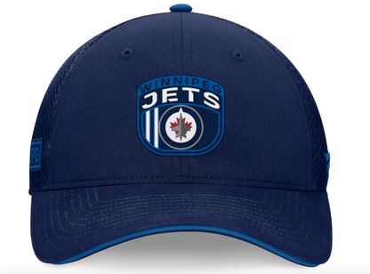 Youth Winnipeg Jets Fanatics Branded 2024 NHL Draft On Stage Trucker Adjustable Hat