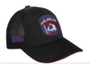 Youth Colorado Avalanche Fanatics Branded 2024 NHL Draft On Stage Trucker Black Adjustable Hat