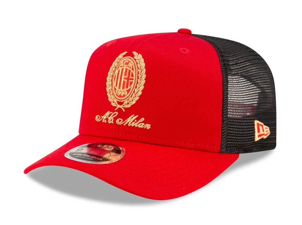 AC Milan Heritage Gold - 9FIFTY Stretch-Snap Red / Black