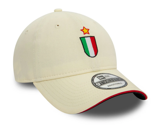 AC Milan 1993 Off White Cloth Strap Adjustable Hat