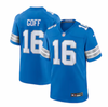 Youth Jared Geoff #16 Royal Detroit Lions Nike - Game Jersey