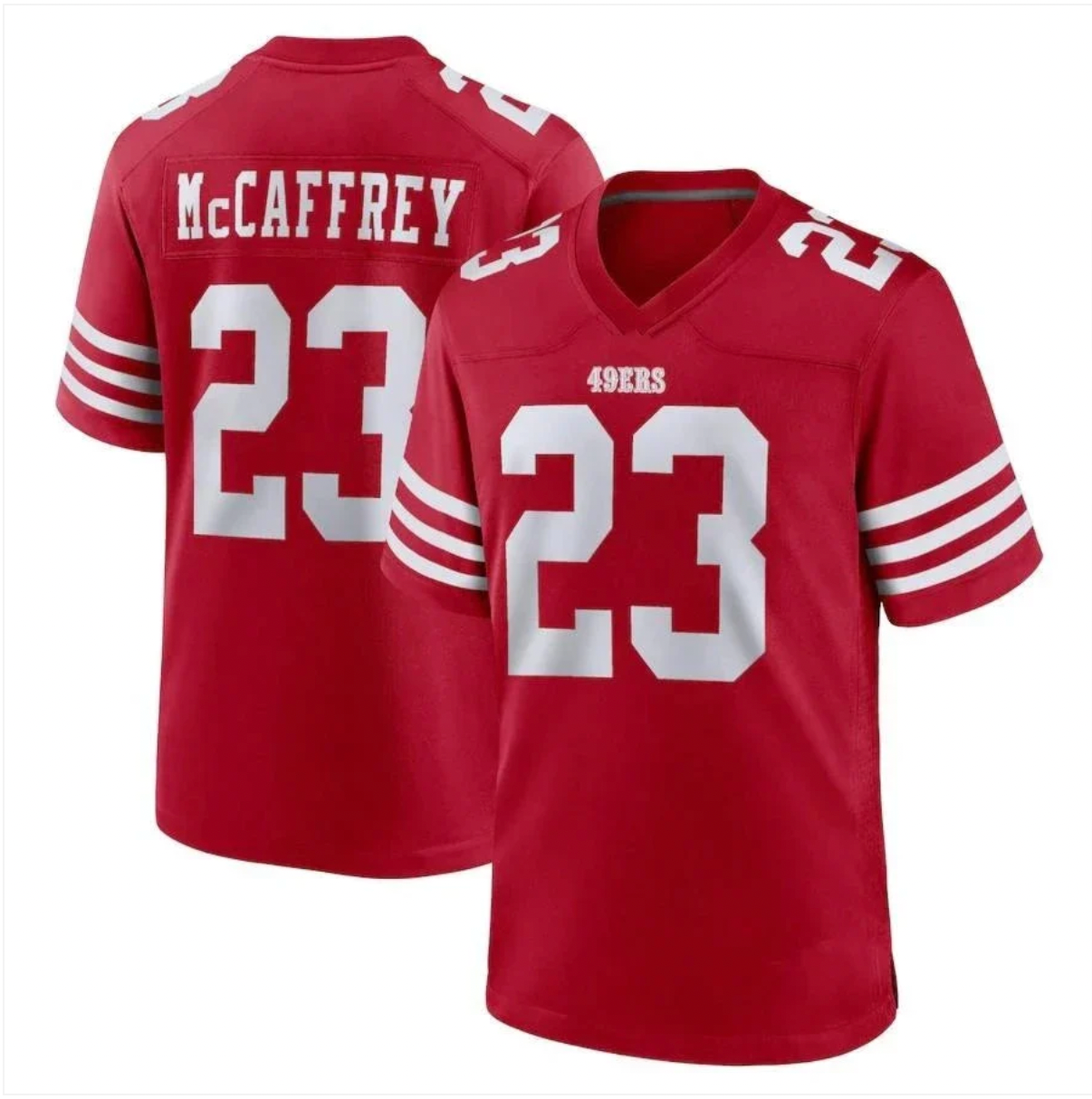 Youth Christian McCaffrey #23 San Francisco 49ers Home Nike - Game Jersey