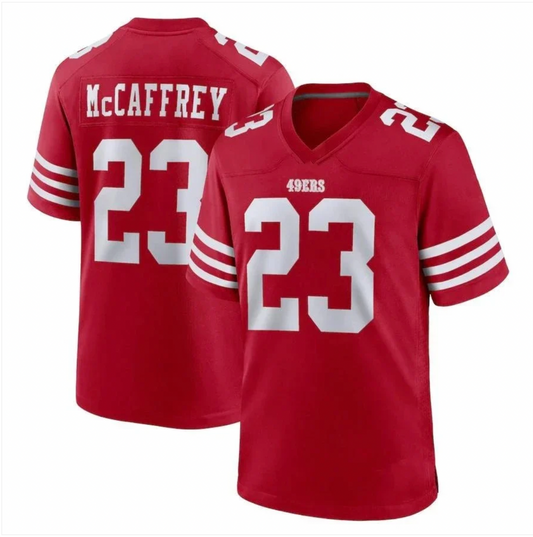 Youth Christian McCaffrey #23 San Francisco 49ers Home Nike - Game Jersey