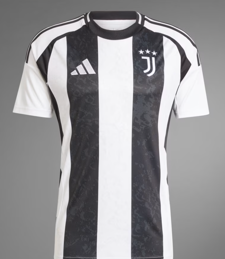 Juventus FC Adidas 24-25 White/Black Home Jersey