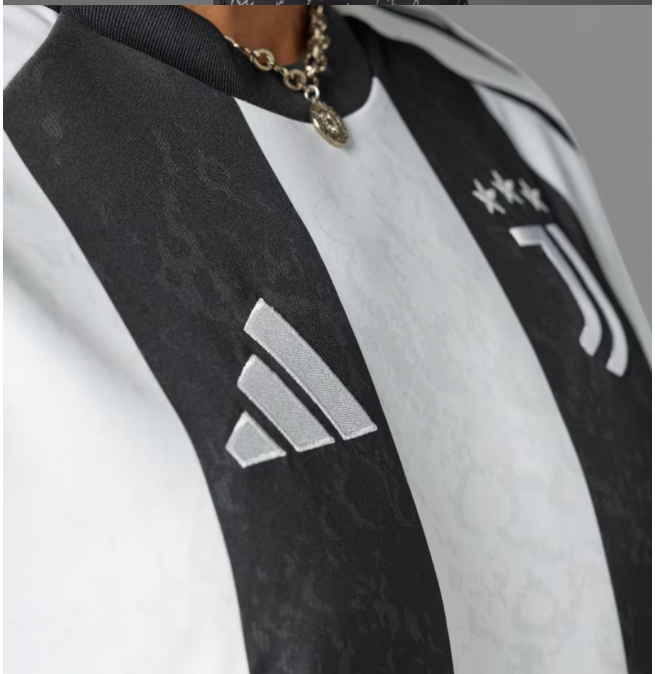 Juventus FC Adidas 24-25 White/Black Home Jersey