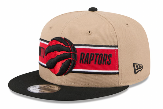 Toronto Raptors New Era 2024 NBA Draft 59FIFTY Fitted Hat - Tan/Black - Pro League Sports Collectibles Inc.