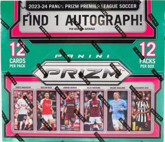 2023-24 Panini Prizm Premier League Soccer box - 12 packs - 1 Auto