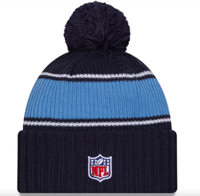 Tennessee Titans New Era 2024 Sideline Sport Cuffed Knit Hat with Toque