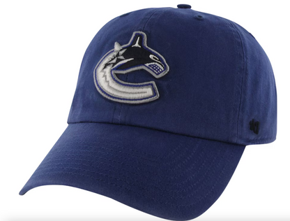 Men's Vancouver Canucks '47 Blue Team Clean Up Adjustable Hat