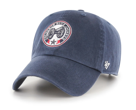 Men's Columbus Blue Jackets '47 Navy Team Clean Up Adjustable Hat