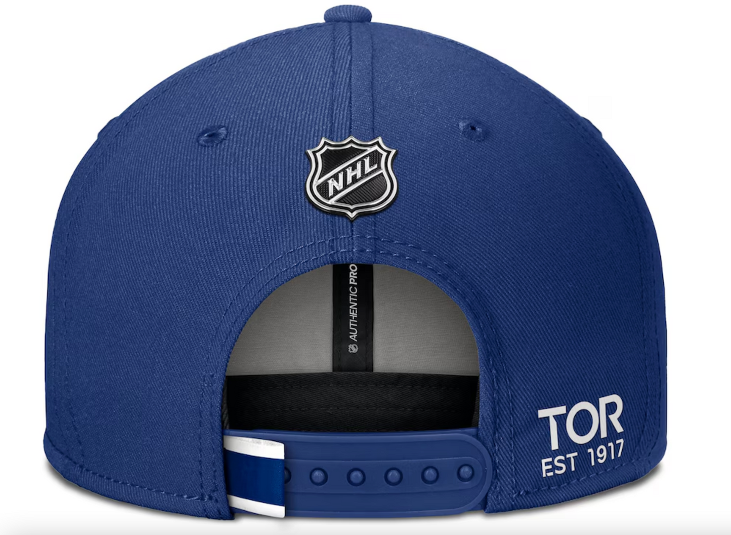 Toronto Maple Leafs Fanatics Blue Authentic Pro Rink Prime Snapback Hat