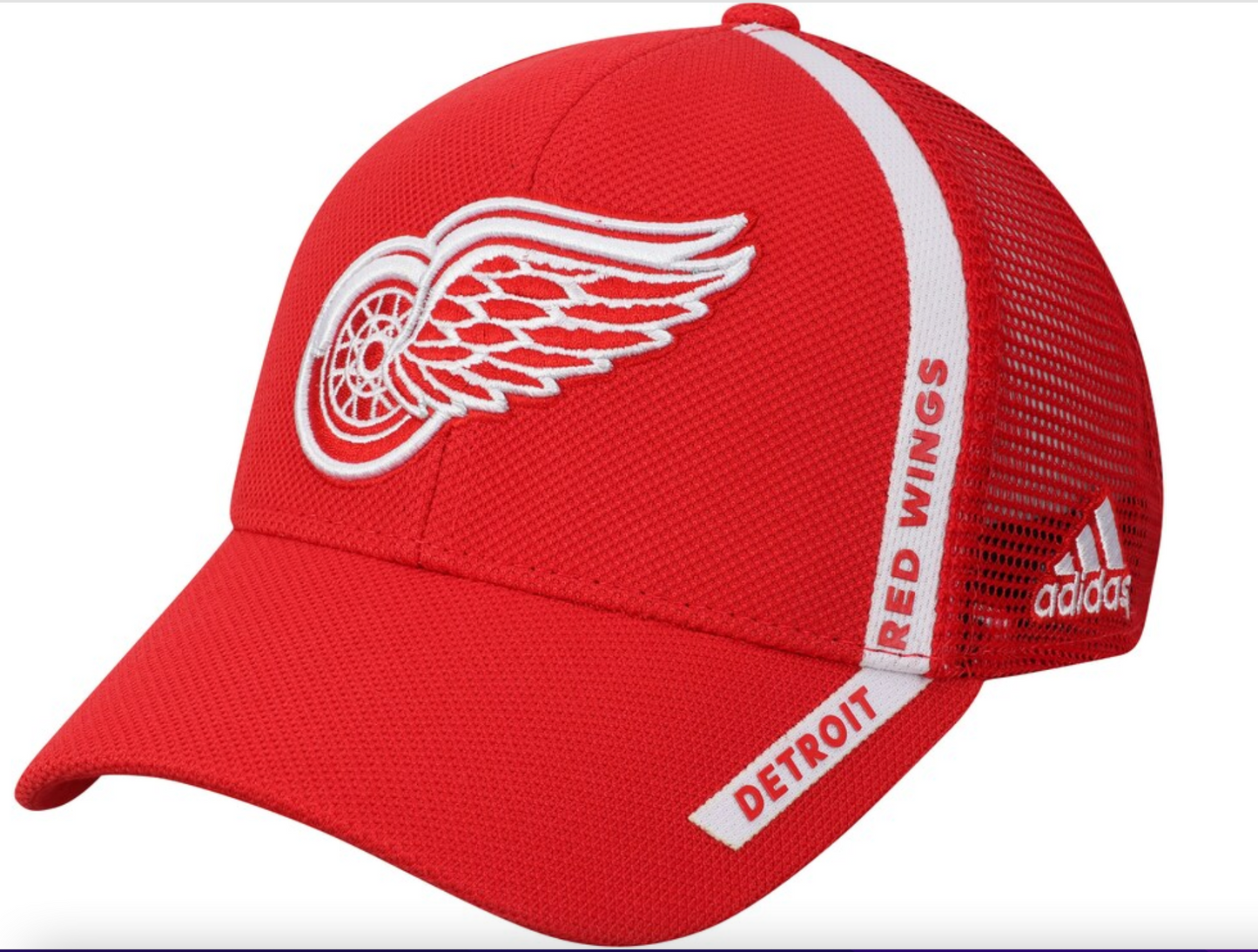 Detroit Red Wings adidas Red Charlie Adjustable Snapback Hat