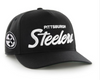 Pittsburgh Steelers Attitude '47 Hitch Adjustable Hat - Black