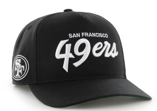 San Francisco 49ers Attitude '47 Hitch Adjustable Hat - Black