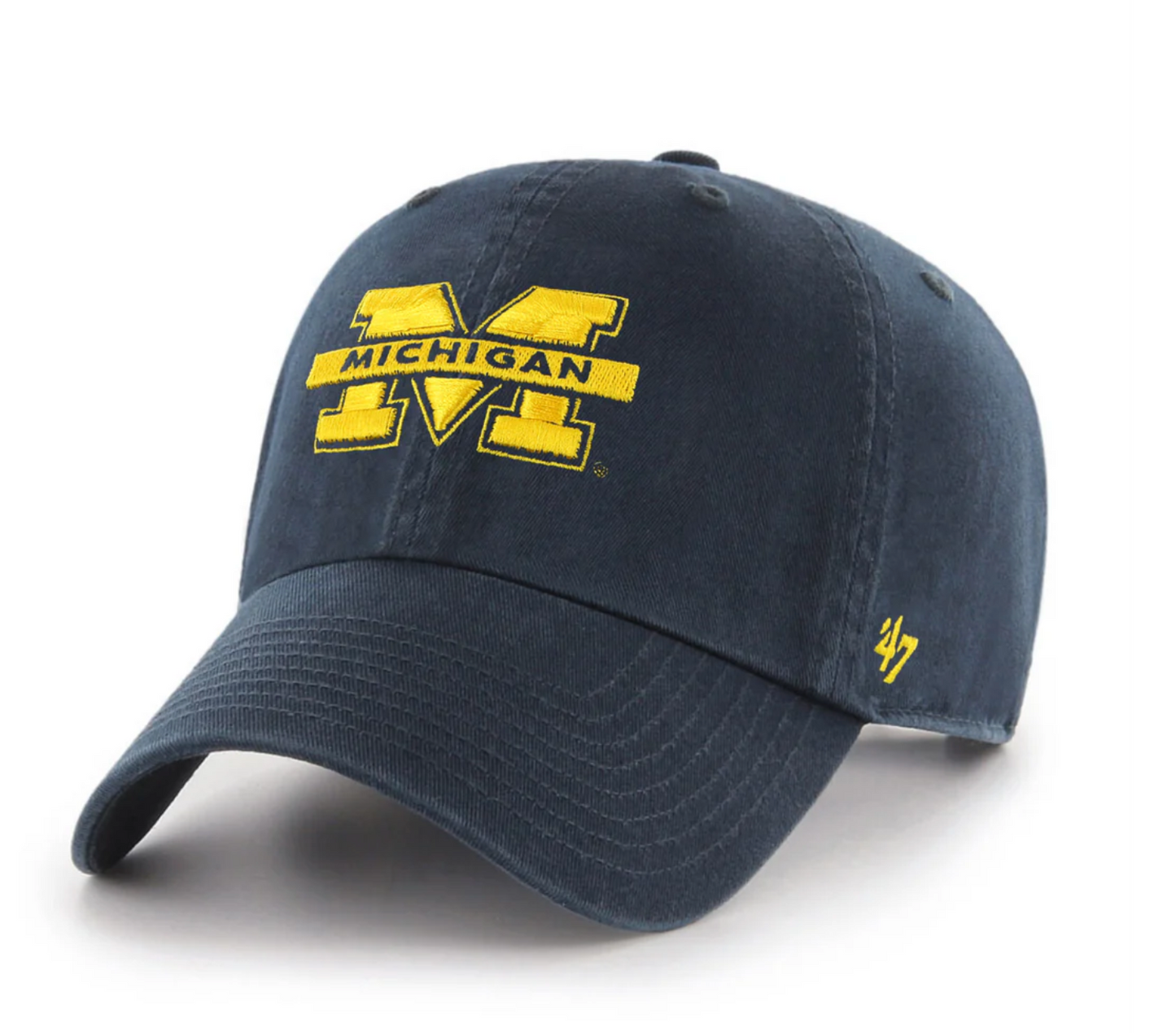 Michigan Wolverines NCAA Clean Up Adjustable Hat