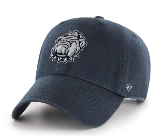 Georgetown Hoyas NCAA Clean Up Adjustable Hat -Navy Blue - Pro League Sports Collectibles Inc.