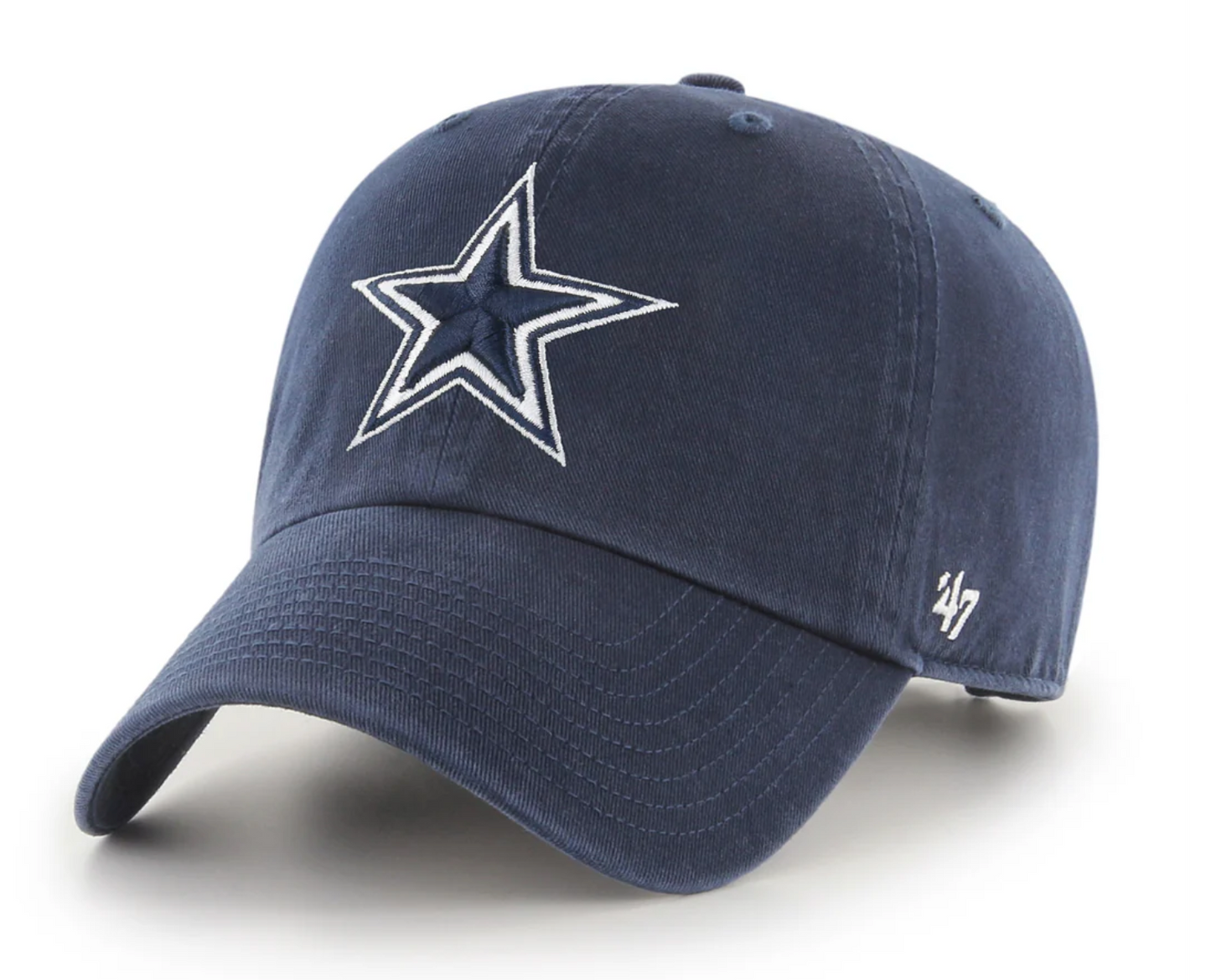 Dallas Cowboys NFL Clean Up Adjustable Hat - Navy - Pro League Sports Collectibles Inc.