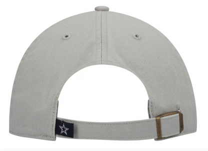 Dallas Cowboys NFL Clean Up Adjustable Hat - Grey