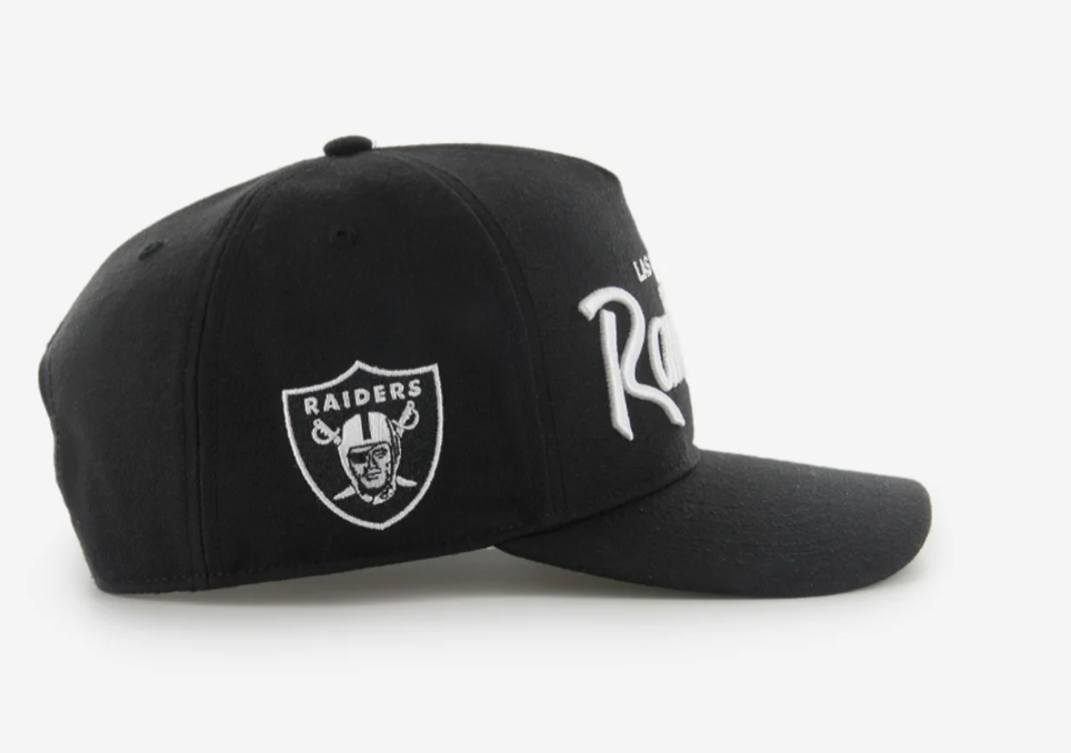 Las Vegas Raiders Attitude '47 Hitch Adjustable Hat - Black - Pro League Sports Collectibles Inc.