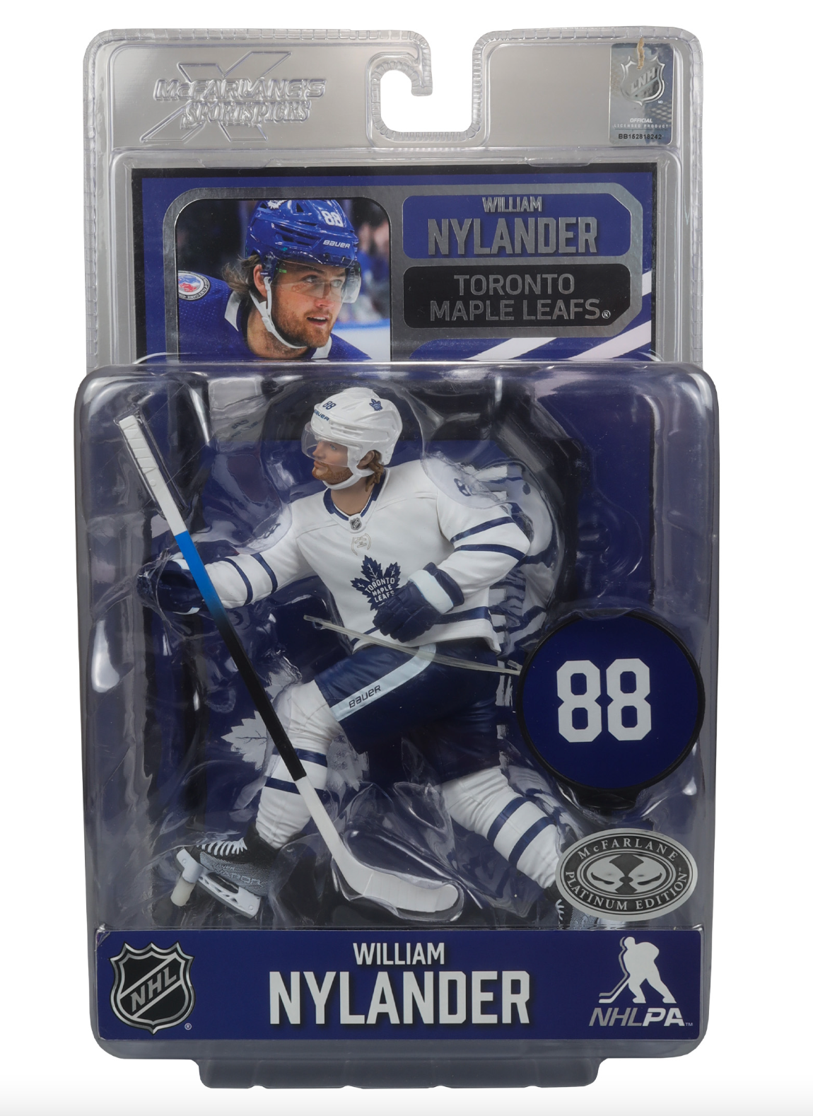 William Nylander McFarlane NHL Sports Picks - Toronto Maple Leafs - White Jersey Chase