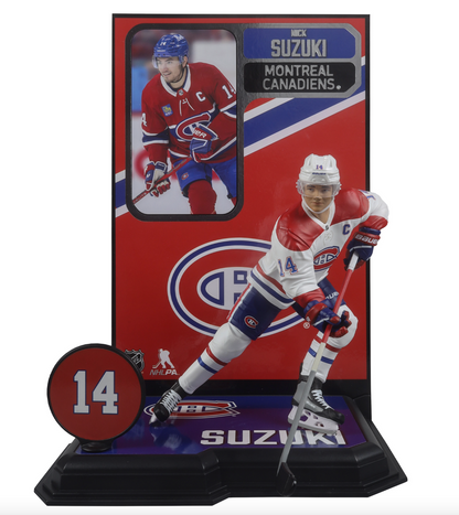 Nick Suzuki McFarlane NHL Sports Picks Figure - Montreal Canadians Nick Suzuki McFarlane NHL Sports Picks Figure - Montreal Canadians