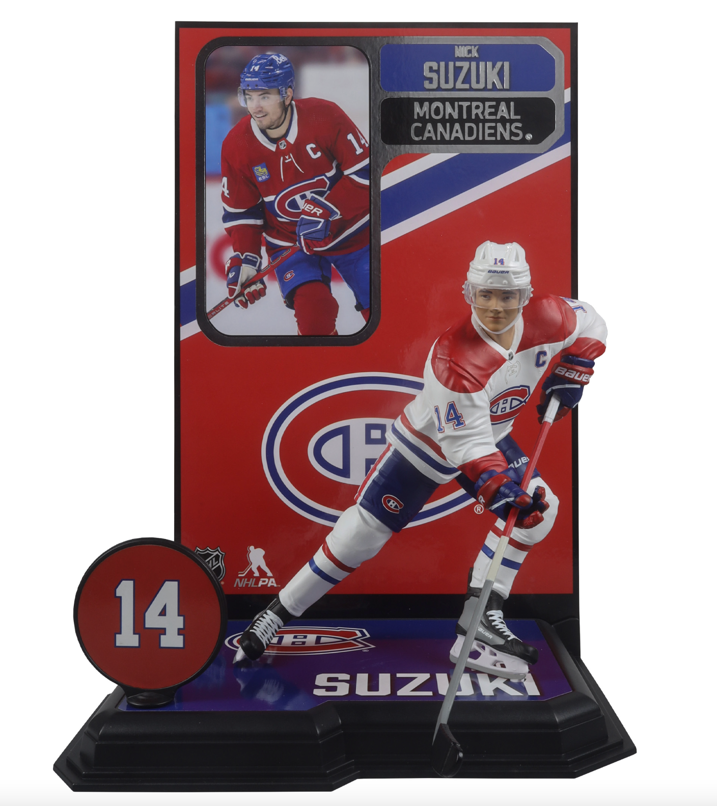 Nick Suzuki McFarlane NHL Sports Picks Figure - Montreal Canadians