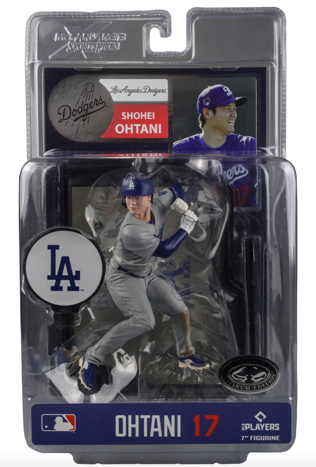 Shohei Ohtani McFarlane MLB  Sports Picks - Los Angeles Dodgers - Grey Jersey Chase - Pro League Sports Collectibles Inc.