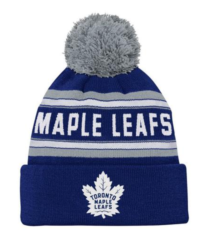 Youth Toronto Maple Leafs Jacquard Pow Toque