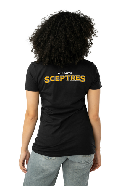 Women's PWHL Toronto Sceptres T-Shirt - Black - Pro League Sports Collectibles Inc.