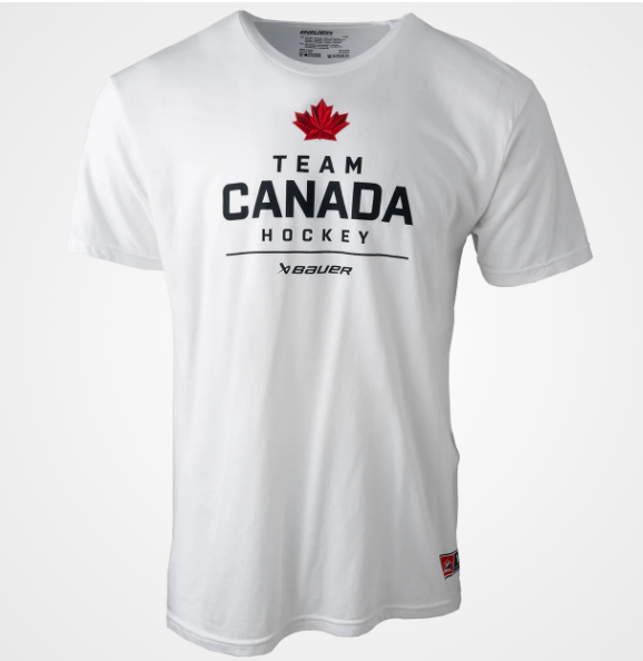Team Canada Hockey Bauer Olympics Stacked Up T-Shirt - White