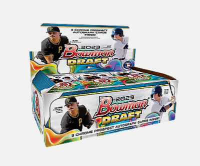 Bowman Draft 2023 Hobby Baseball Box - 3 Chrome Autographs per Box - look out for Paul Skenes