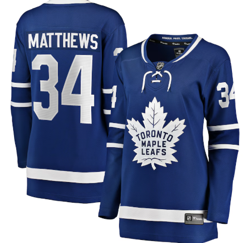 Women's Toronto Maple Leafs Auston Matthews #34 Fanatics Branded Home Royal Breakaway Jersey