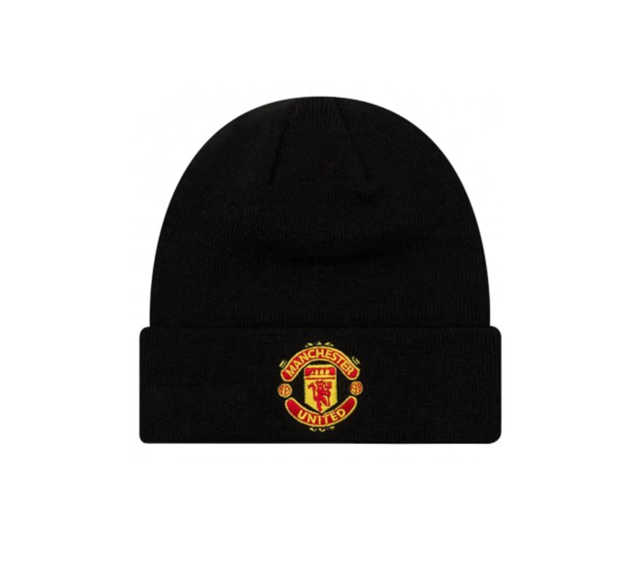 Manchester United New Era Beanie Cuffed No Pom - Black
