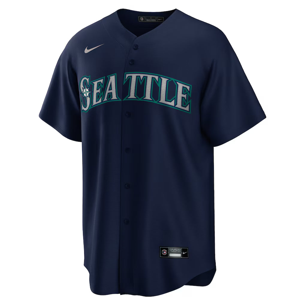 Seattle Mariners Nike Alternate Replica Jersey - Navy