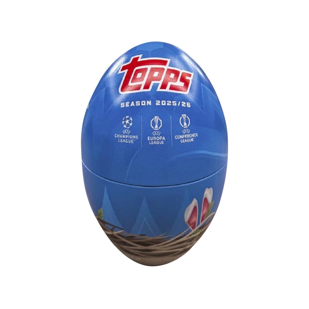 Topps 2025/26 UEFA Club Competitions Flagship Spring Easter Egg Tin