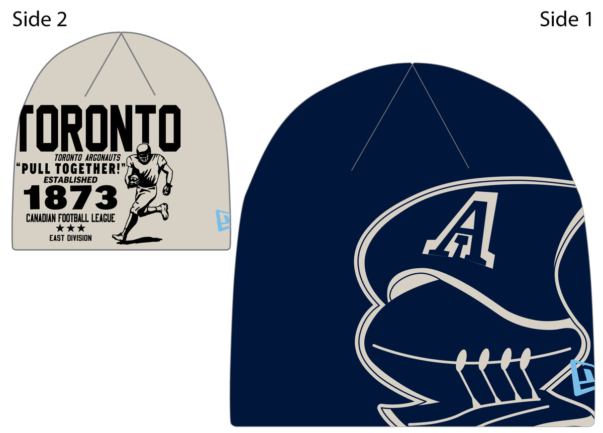 Toronto Argonauts CFL Turf Traditions New Era Knit Hat