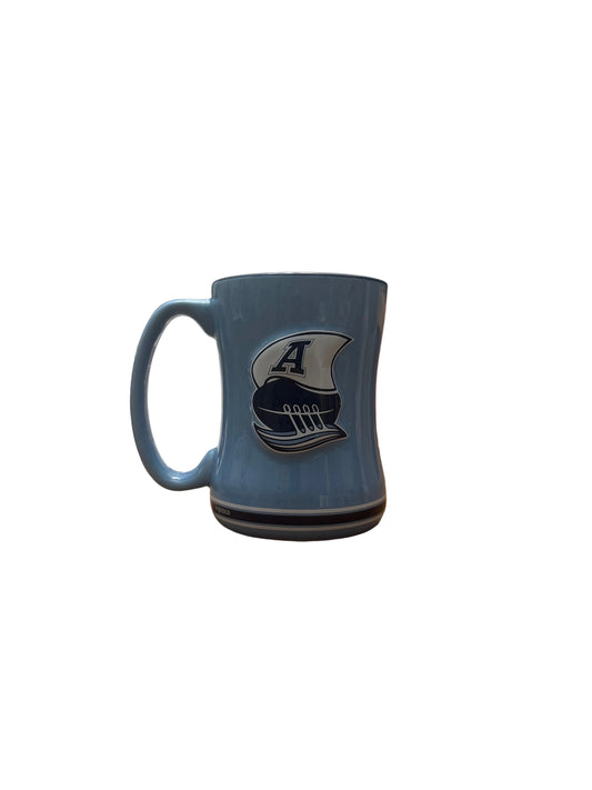 Toronto Argonauts Inglasco 14OZ Sculpted Mug - Light Blue
