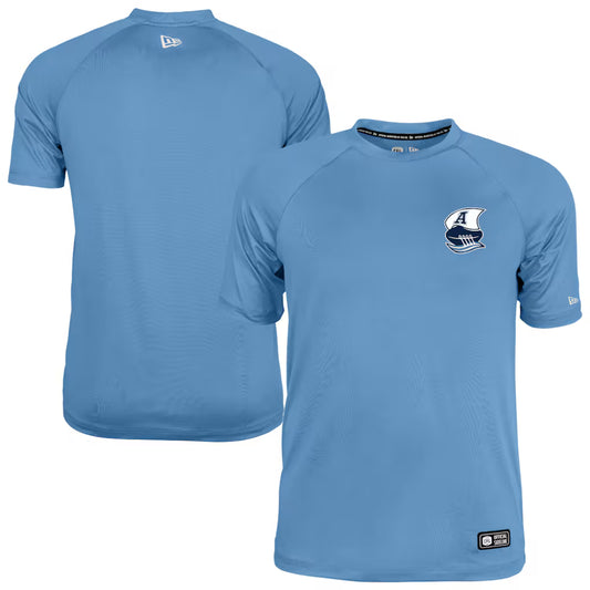 Toronto Argonauts New Era 2026 Sideline Cavort Raglan T-Shirt - Light Blue